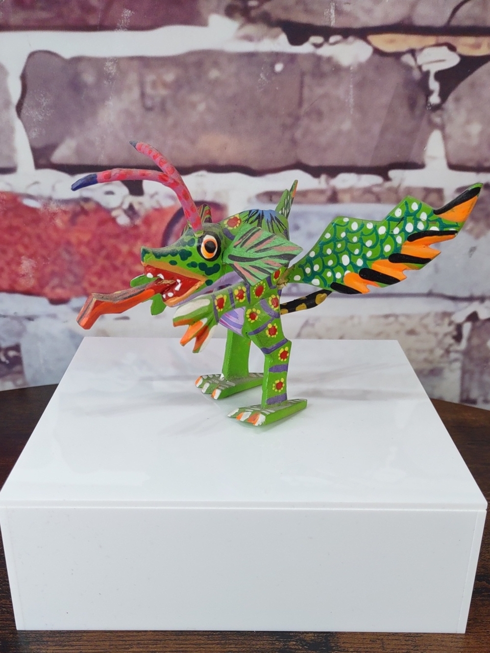 Artisan Crafted Alebrijes Whimsical Dragon